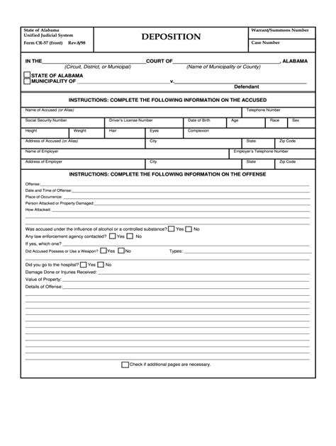 Alabama Form 96 Fillable Printable Forms Free Online