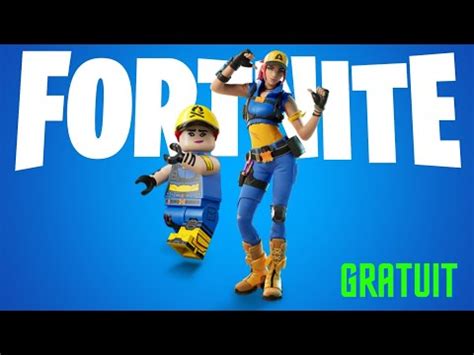 Fortnite J ai le skin lier à LEGO Émilie cardi YouTube