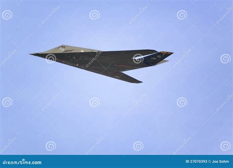 Aereo Da Caccia Di Azione Furtiva Del Nighthawk Di F 117a Fotografia