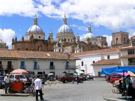 Domes Of The Catedral De La Inmaculada Concepci N Cuenca Ecuador