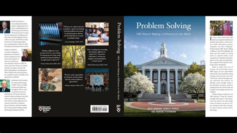 Book Design Problem Solving Hbs Alumni Making A Difference In The