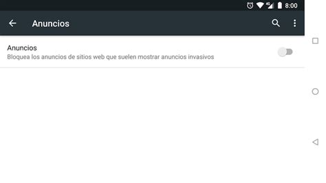 Cómo activar el bloqueador de anuncios de Chrome para Android