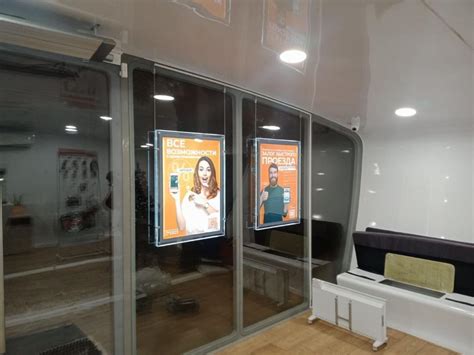 Лайтбокс светодиодный Crystal premium формата А2+ ( 520x694x9 мм) с ...