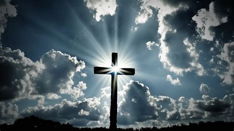 Ascension Day Cross Background, Ascension Day, Cross, Jesus Background