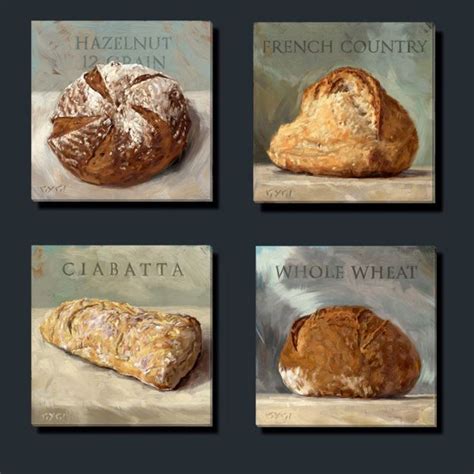 Breads Cooking Prints Kitchen Artwork How To Make Bread