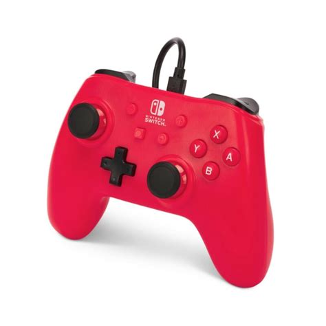 Powera Manette De Jeu Filaire Pour Nintendo Switch Rouge