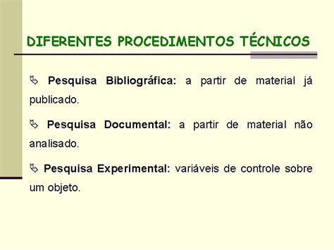 Instrumentos Da Pesquisa Em Educao Prof Sandra Sanchez