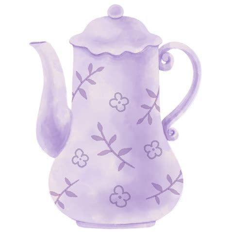 Teapot watercolor illustration 9660080 PNG