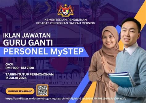 Iklan Jawatan Pejabat Pendidikan Daerah Mersing Kerjaya