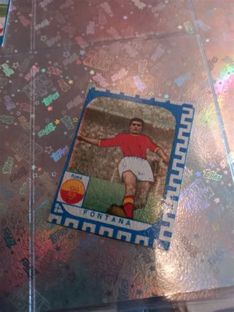 FIGURINA CARTONATA CALCIATORI Cicogna 1963 1964 Roma Fontana EUR 3 00