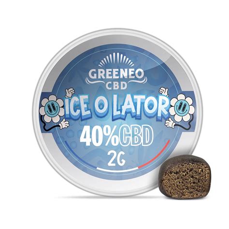 Résine Ice O Lator Greeneo 40 CBD 2g 10 00