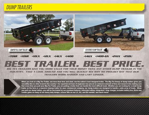 Big Tex Dump Trailers by Big Tex Trailers - Issuu