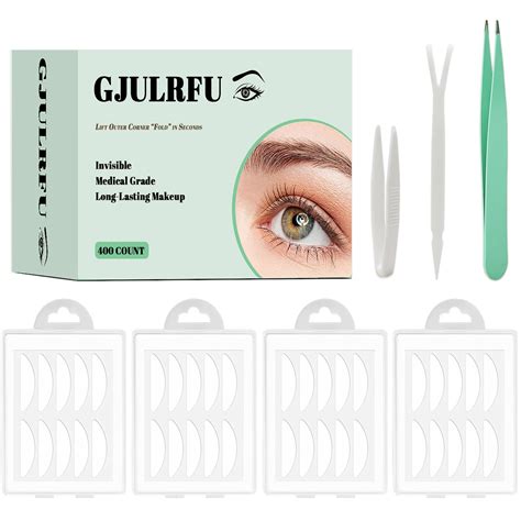Eyelid Tape 400 Count,7mm of Double Eyelid Lifter Strips for a Dramatic