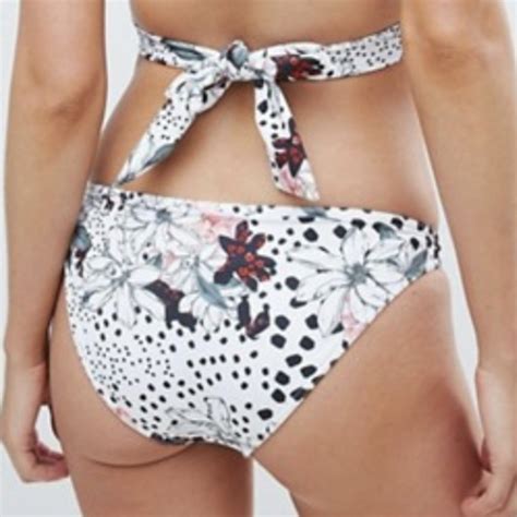 ASOS Swim Asos Fuller Bust Tropical Cross Wrap Bikini Poshmark