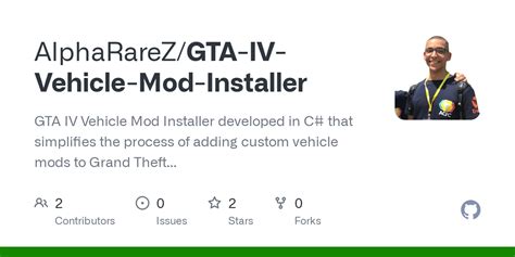 Github Alphararez Gta Iv Vehicle Mod Installer Gta Iv Vehicle Mod