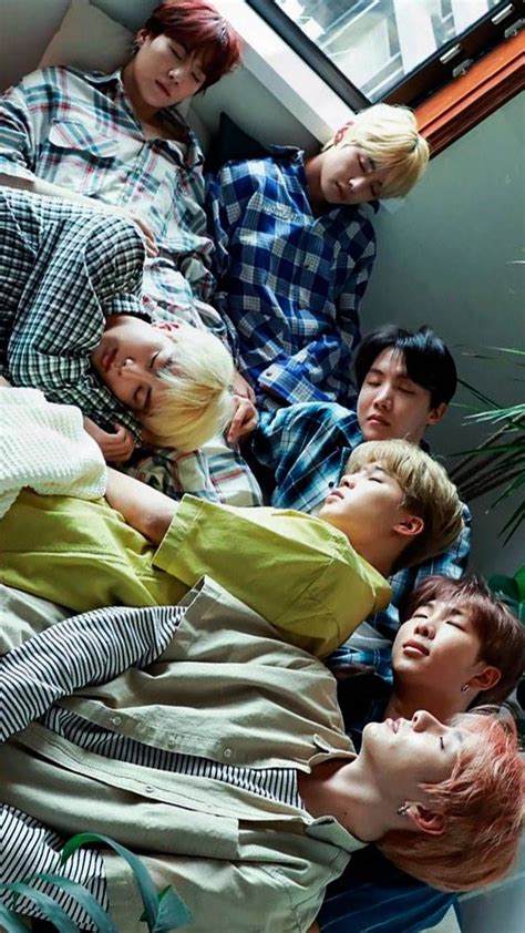 Heres Photos Of Bts Being Sleeping Beauties Kpop News