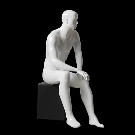 Life Size Fiberglass Realistic Male Sitting Mannequin For Sale Buy