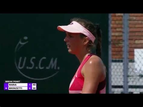 Titiana Maria Vs Lucia Bronzetti Wta Live Tennis Coverage Youtube