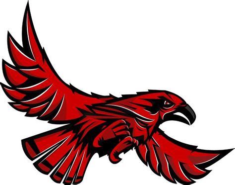 Red Hawk Mascot Logo - LogoDix