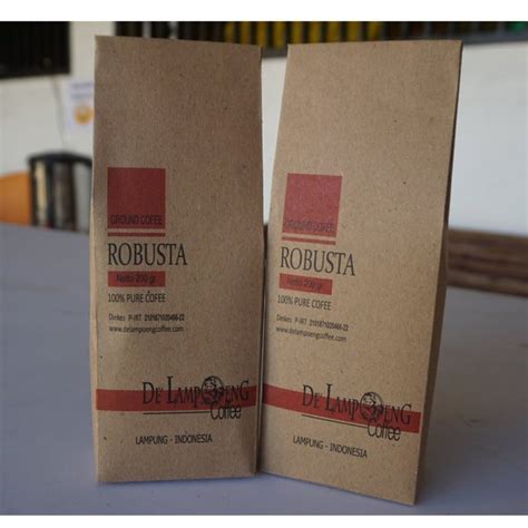 Jual Kopi Bubuk Robusta Cap De Lampung Pure Coffee Powder Oleh Oleh