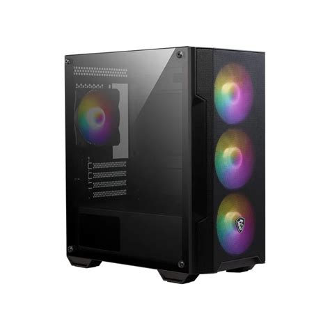 Msi Mag Forge M100a Matx Tower Tempered Glass Pc Case