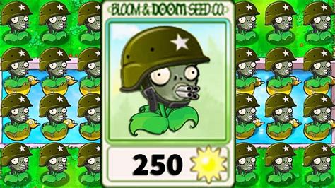 Plants Vs Zombies Mod Gatling Pea Zomplant Vs All Zombotany Youtube