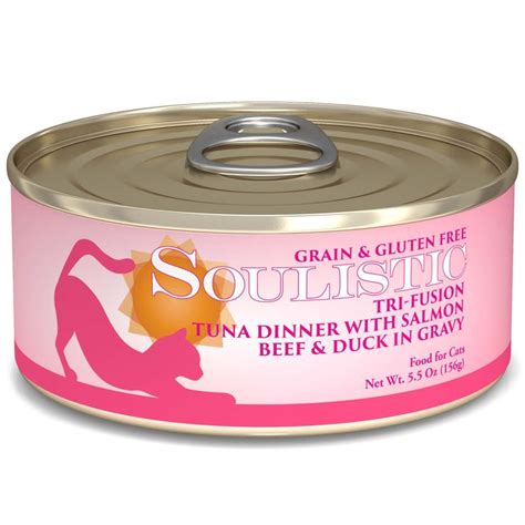 Soulistic Originals Tri-Fusion Tuna Dinner with Salmon, Beef & Duck in ...