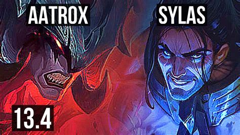 Aatrox Vs Sylas Mid 1700 Games 6 Solo Kills Legendary 1324