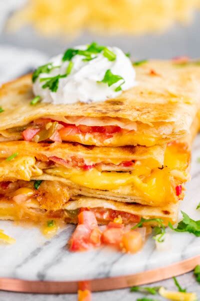 Easy Cheese Quesadilla The Stay At Home Chef