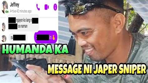 Ano Kaya Itong Chat O Message Sakin Ni Pareng Japer Sniper Kalagayan