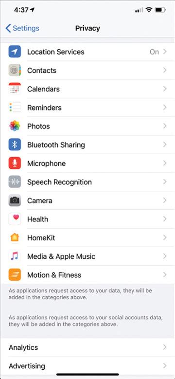 Adjusting The App Specific Privacy Settings On Your Mobile Device