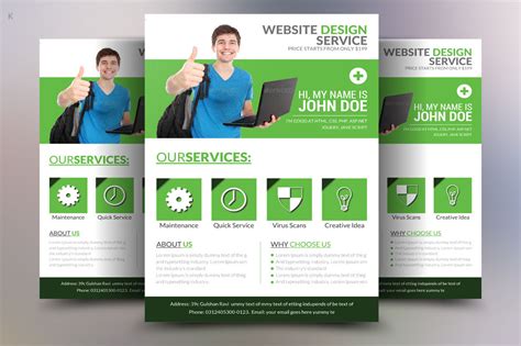 Web Designer Flyer Template By Ayme Designs | TheHungryJPEG