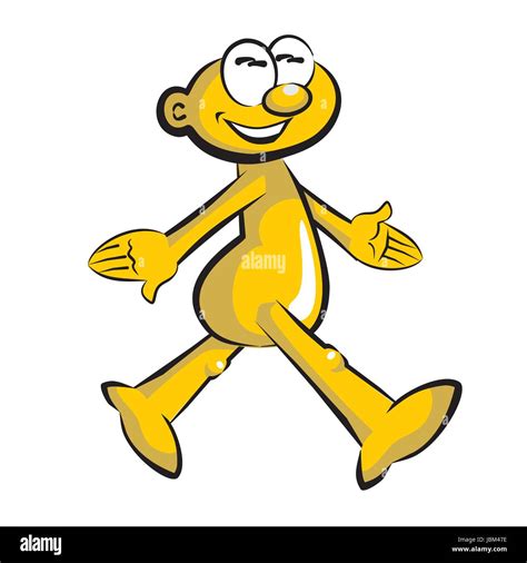 Funny man walking - Cartoon storyboard Stock Vector Image & Art - Alamy