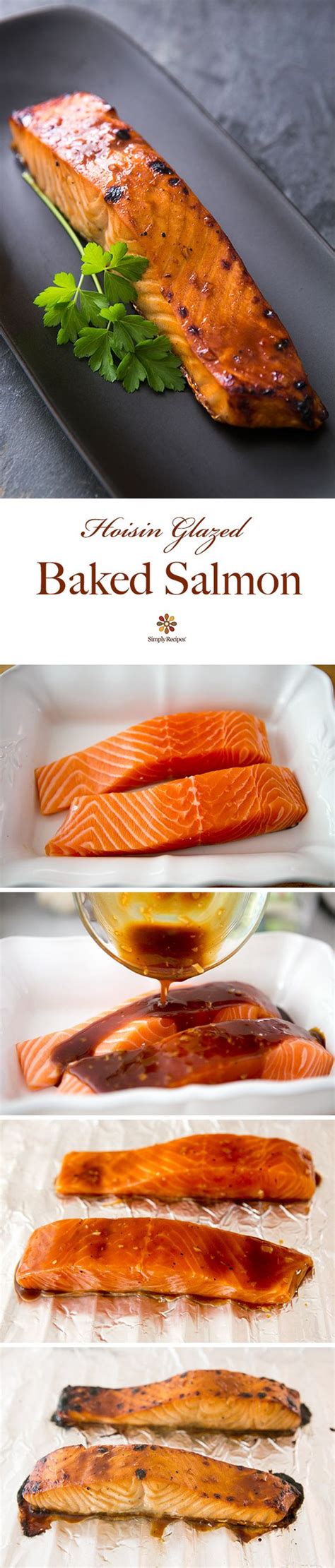 Hoisin Glazed Baked Salmon ~ Quick And Easy Broiled Salmon Fillets With A Hoisin Sauce Glaze