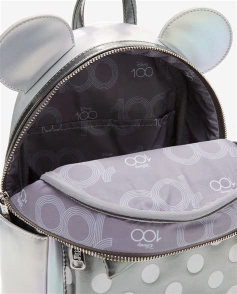 Loungefly Disney Minnie Mouse Platinum Mini Backpack Hot Topic
