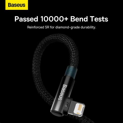 Buy Baseus Mvp Elbow Shaped Usb To Lightning Fast Charging Data Cable