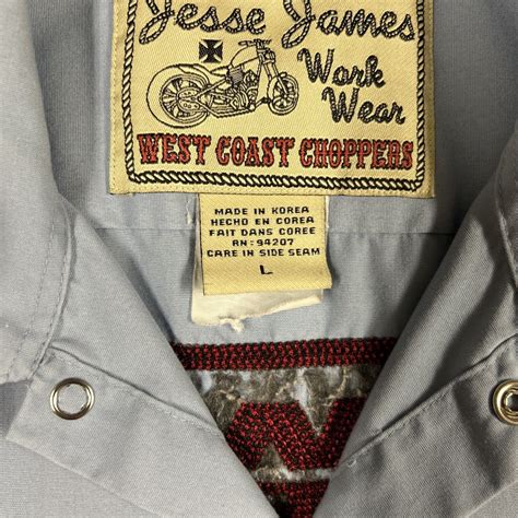 Vintage West Coast Choppers Jesse James Work Wear But Gem