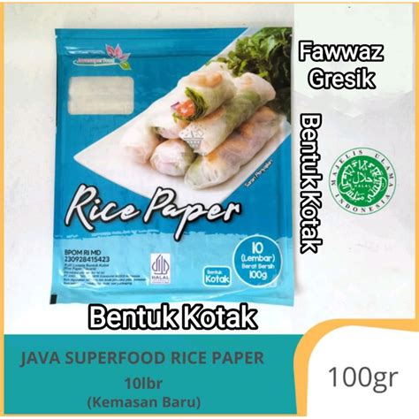 Jual Rice Paper Bulat Rice Paper Kotak Kulit Lumpia Vietnam Spring