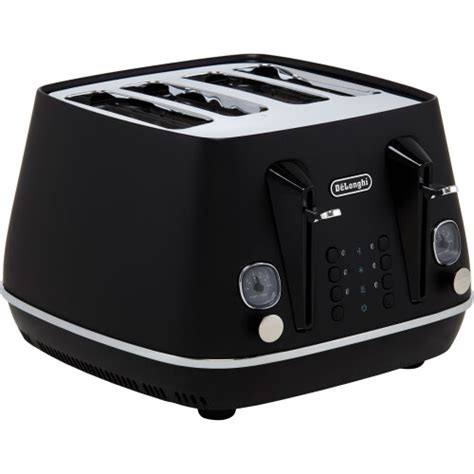 De Longhi Distinta X Ctin Bk Slice Toaster Black On Onbuy