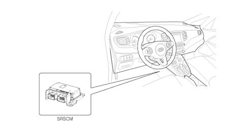 Kia Carens SRS Control Module SRSCM Components And Components