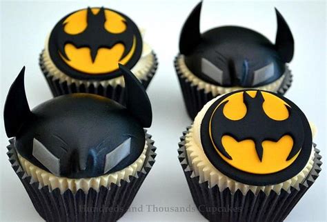 Batman Cupcakes Decorated Cake By Hundreds And Cakesdecor