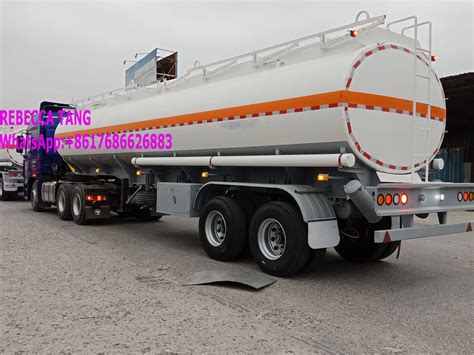 3 Axle Fuel Tank Trailer 45 000 Liters Fuel Tanker Semi Trailer For Sale Buy Tri Axle