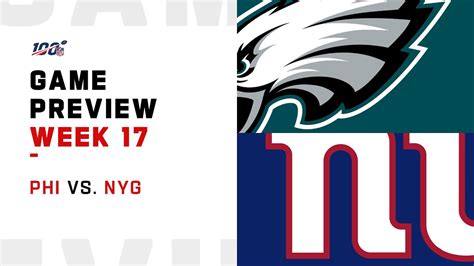 Philadelphia Eagles Vs New York Giants Week Nfl Game Preview Youtube