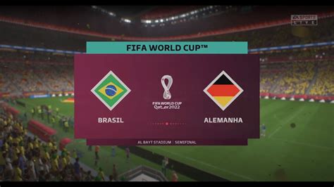 Fifa 23 Copa Do Mundo Qatar 2022 Semifinal Brasil X Alemanha 4k Youtube