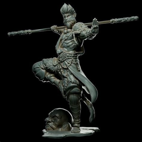 Sun Wukong By Victor Aguilardb Putty Paint