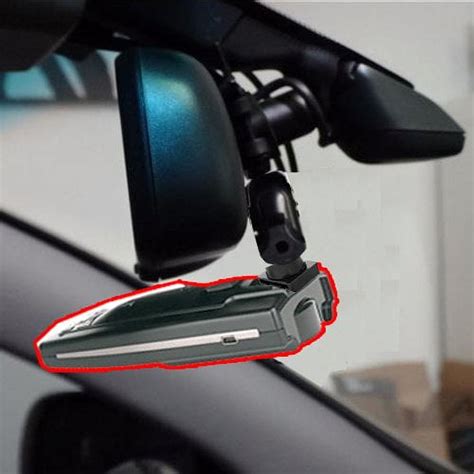 Accessorybasics Universal Car Rear View Mirror Radar Detector Mount For