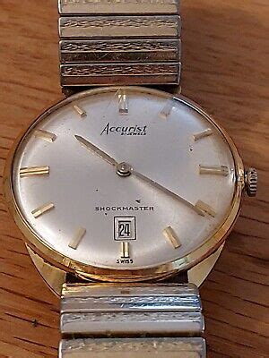 Accurist Shockmaster Jewels Calendar Hand Wind Vintage Men S Watch