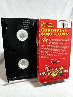 Hanna Barberas Christmas Sing Along Vhs Vcr Grelly Usa