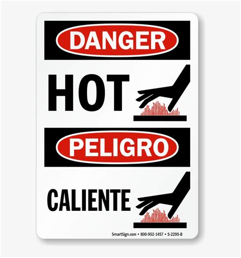 Bilingual Osha Danger Peligro Sign 580x800 Png Download Pngkit