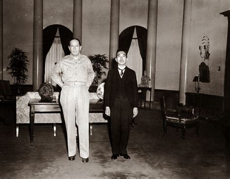 The meaning behind this picture of Emperor Hirohito and General ...